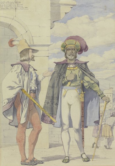 Sketch to Illustrate Jealousy, 1853 by Richard Dadd
